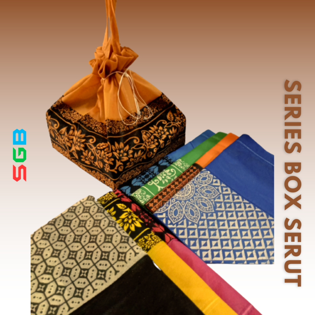 

Tas Spunbond Serut uk 22x22- serut Batik & Polos harga perlusin / Goodie Bag / Tas Kain Polos