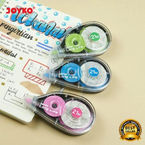 

TIPEX KERTAS JOYKO 21m Correction Tape CT-533