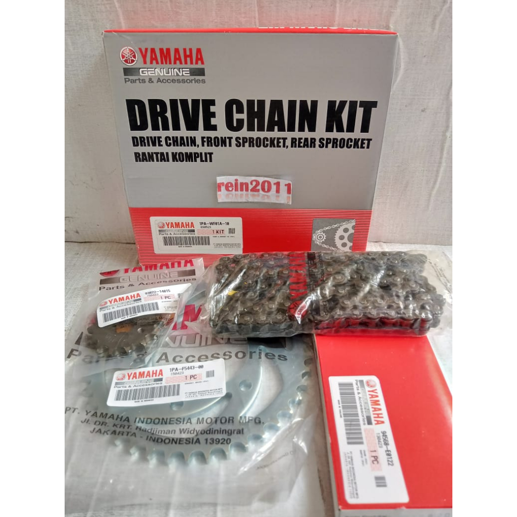 GEAR GIR SET VIXION NVL 2013 - 2014 ASLI ORI YAMAHA 1PA WF01A 10