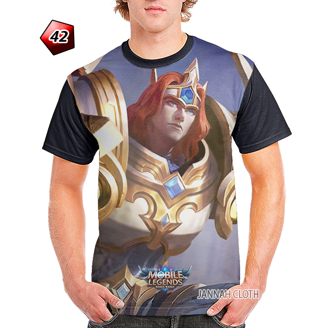 Kaos Mobile Legends Tigreal Lightborn Defender Kode ML42 Printing
