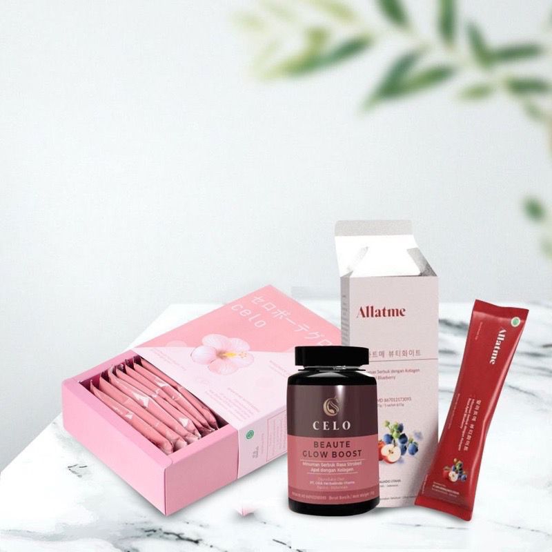 Celo Whitening Booster - Beauteglow Collagen - Celo Whitening Infusion Drink Allatme Beaute White