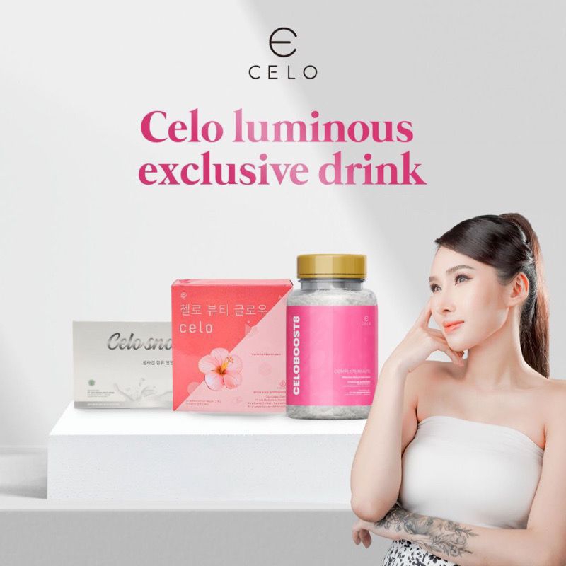Celo Beauteglow Collagen Drink - Snowhite Collagen Lychee Drink - CELO BOOST8 PREMIUM LEMON POWDER D