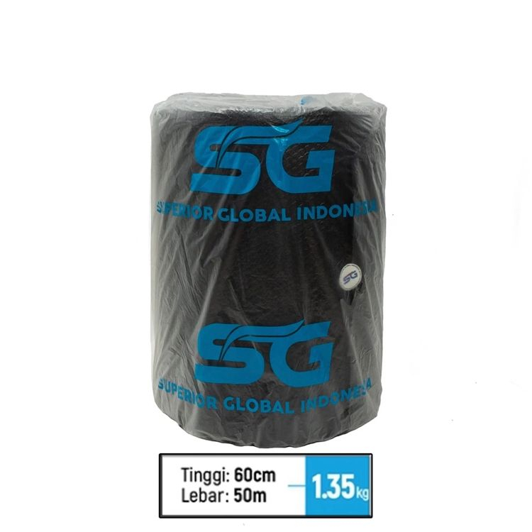 

Bubble Wrap SG 60cm x 50 cm Hitam