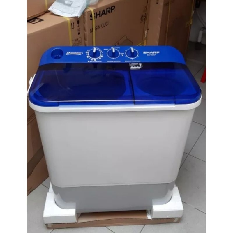 MESIN CUCI SHARP 7 KG ES-T75NT MANUAL (2 TABUNG) ES-T75NT