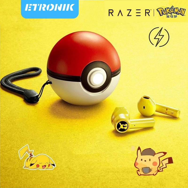 ETRONIK Razer Hammerhead Pocket Monster TWS True Wireless Headphones Game Headphones Bluetooth Headp