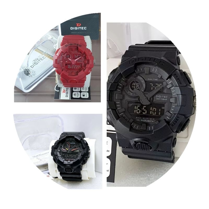 JAM TANGAN PRIA DIGITEC 2112 ORIGINAL WATER RESISTANT 10 BAR