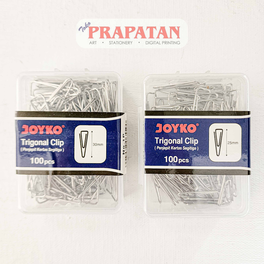 

Trigonal Clip Joyko No.1-3P | Klip Segitiga | Penjepit Kertas