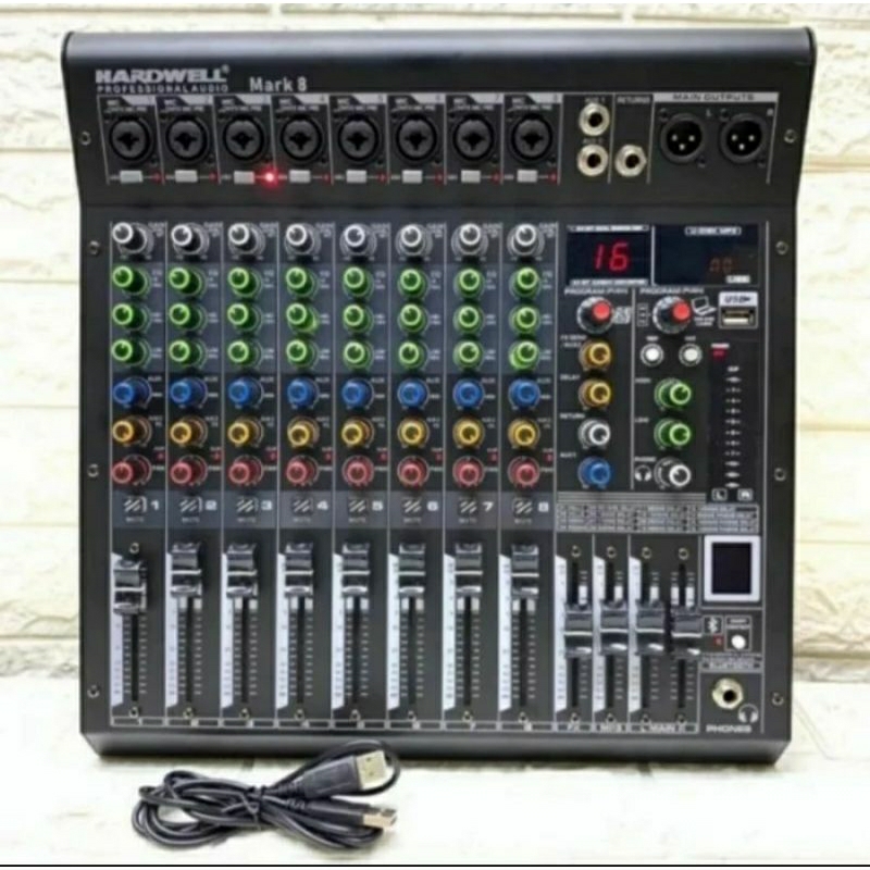 Mixer audio Hardwell Mark8 original 8ch Hardwell Mark8