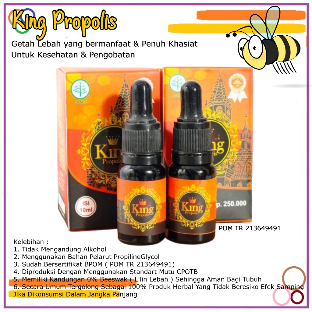 KING PROPOLIS - Getah Lebah Berkhasiat