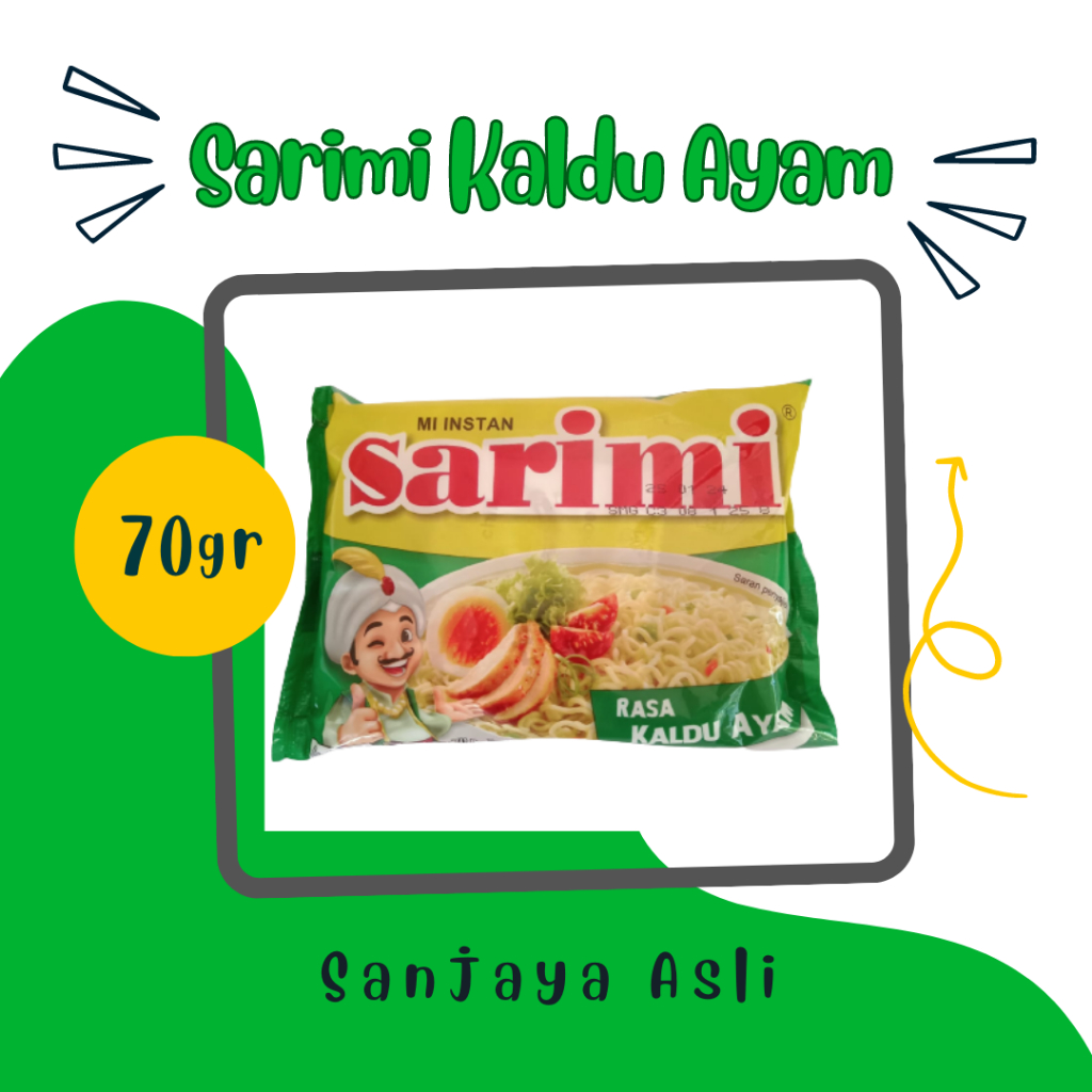 

SARIMI KALDU AYAM 70GR/MI KUAH INSTAN/GROSIR/SEMBAKO MURAH