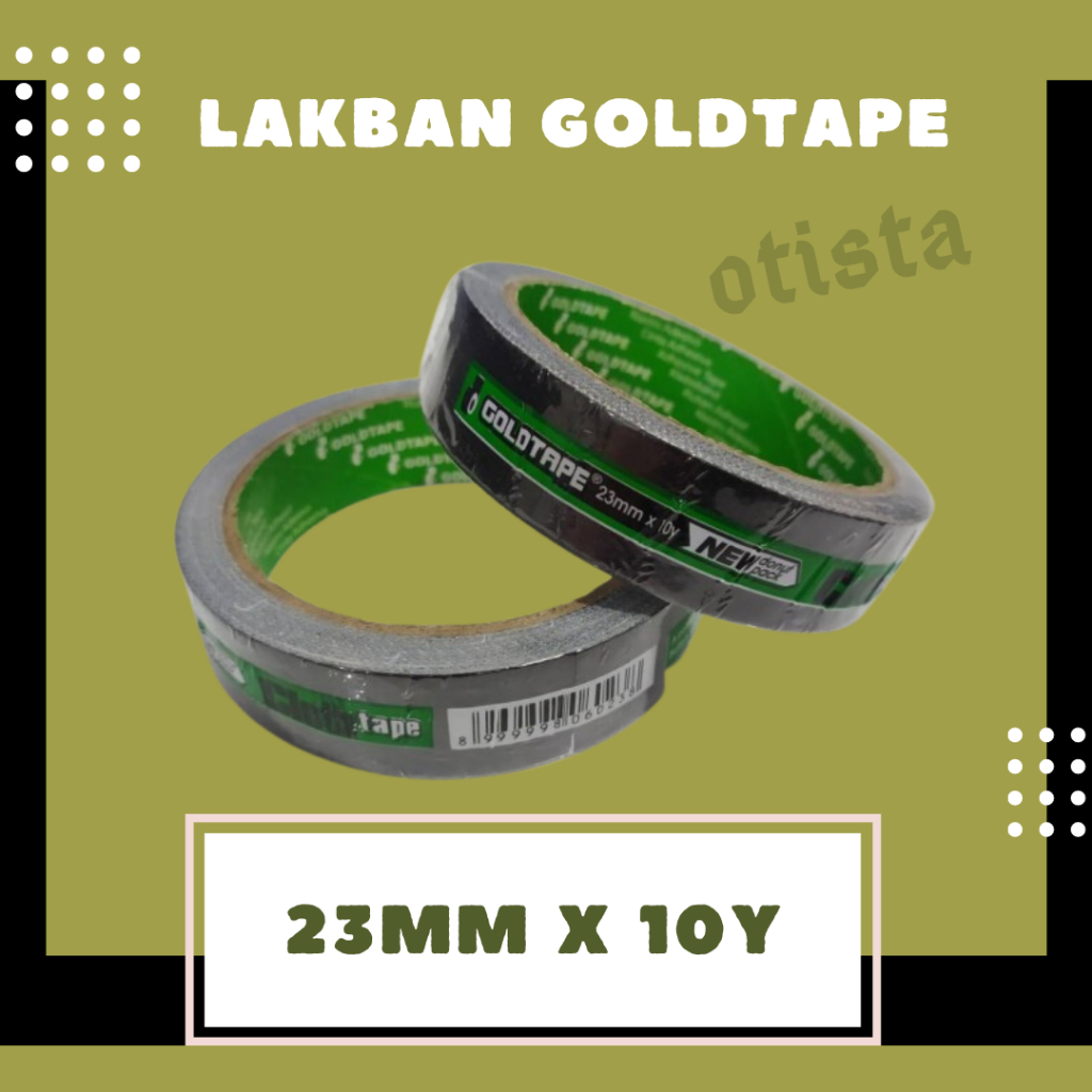 

Cloth Tape Goldtape 23mm/ Lakban Goldtape 23mm/ Lakban Hitam 23mm