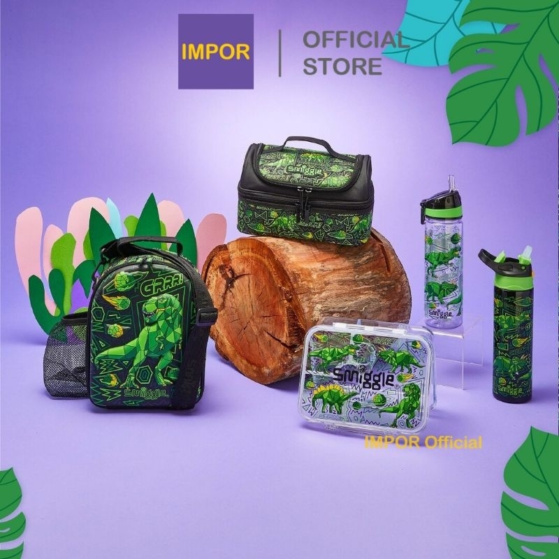 IMPOR Botol Minum Anak Smiggle Sedotan Sekolah Cowok Cewek TK SD SMP