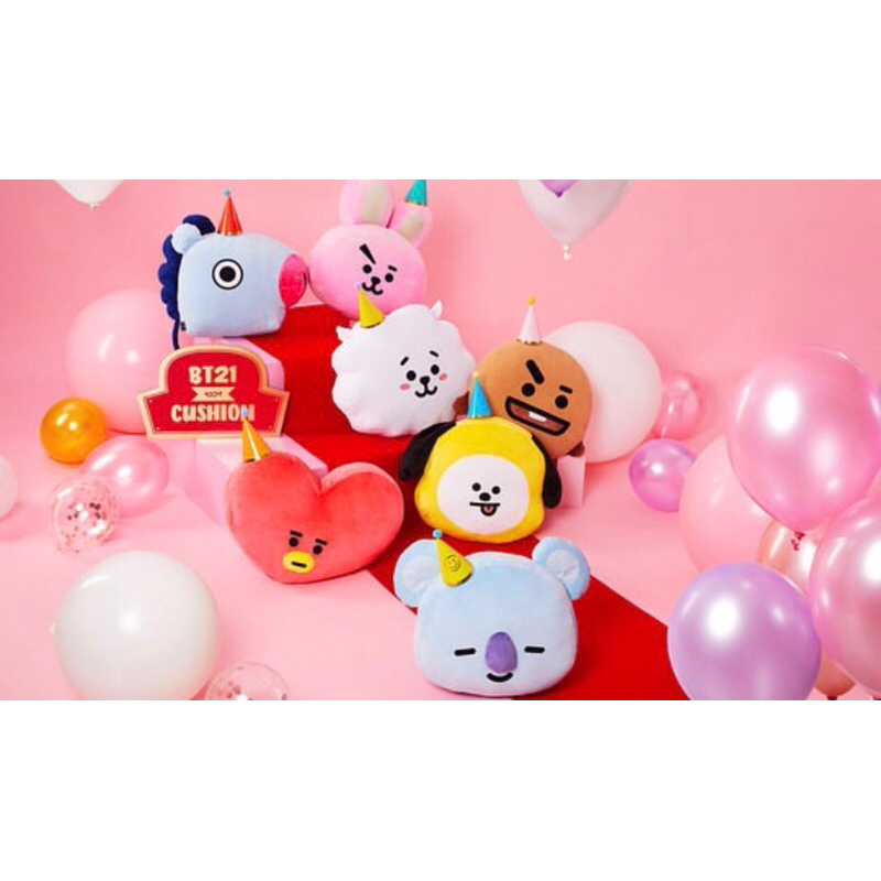 READY SEALED CUSHION 42CM BT21 KOYA MANG OFFICIAL LINE FRIEND