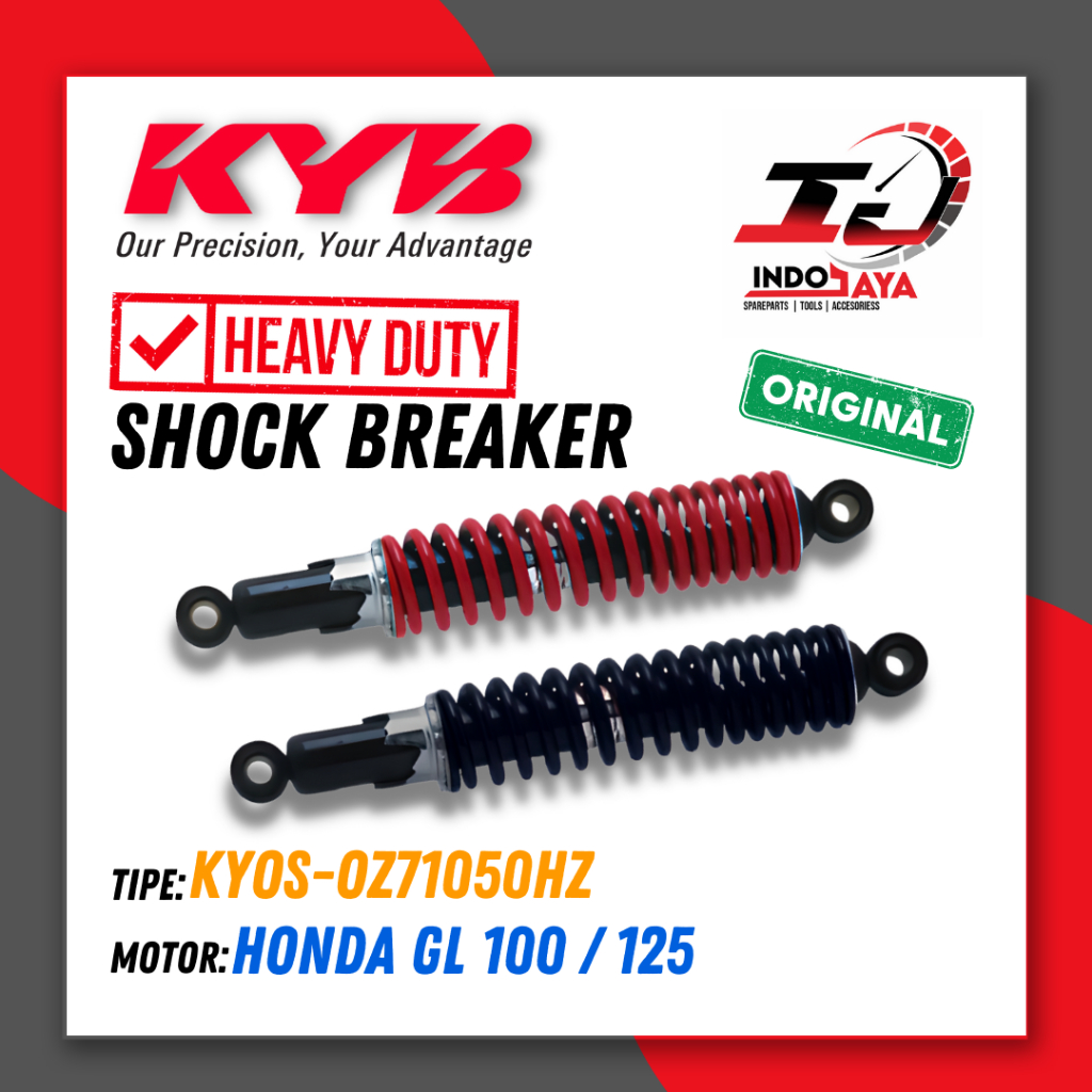 SHOCKBREAKER KAYABA KYOS-OZ71050HZ UNTUK MOTOR GL 100 / GL 125 / SOKBREKER / SHOCK BREAKER BELAKANG 