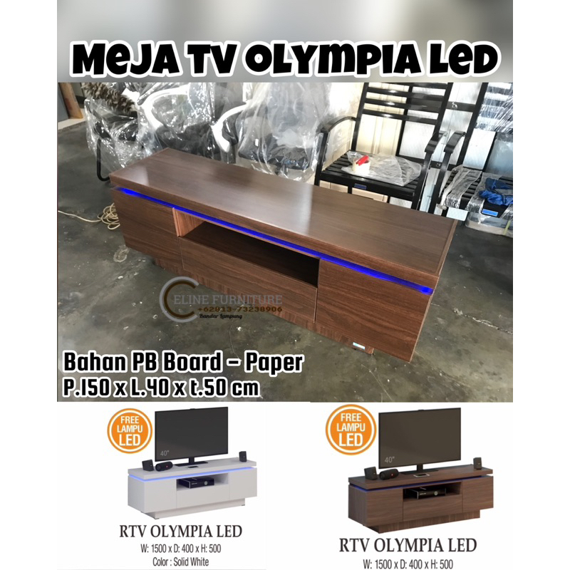 Meja Televisi Olympia LED