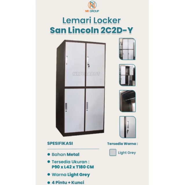 LEMARI ARSIP SAN LINCOLN 2C2D