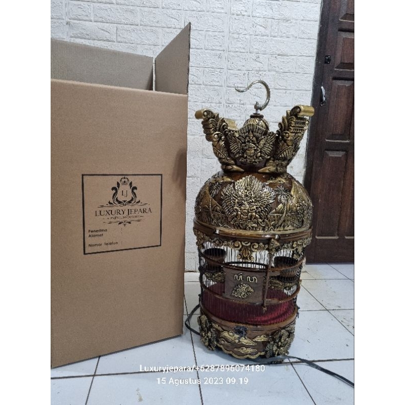 sangkar ukir garuda wisnu