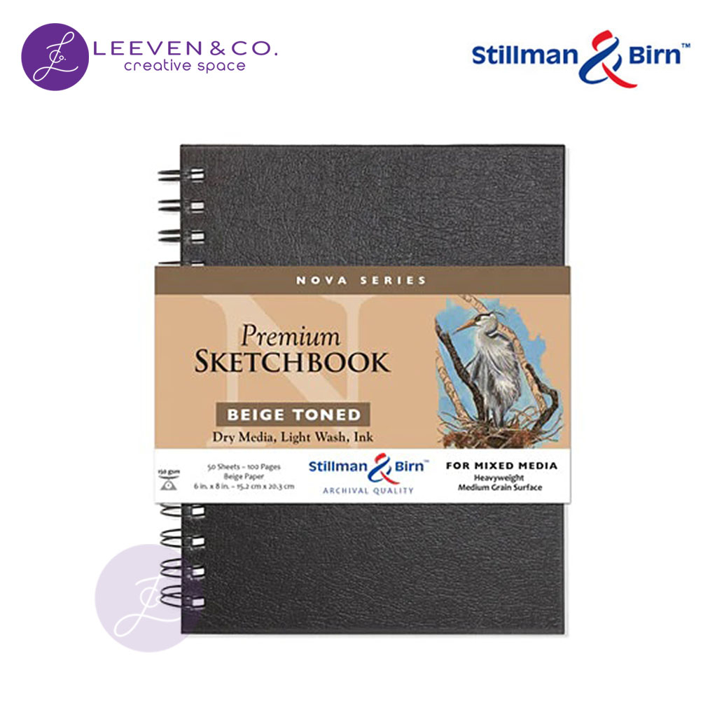 

STILLMAN & BIRN NOVA 150GSM SKETCHBOOK WIREBOUND A5 (6 X 8 INCH) PORTRAIT 50 SHEETS