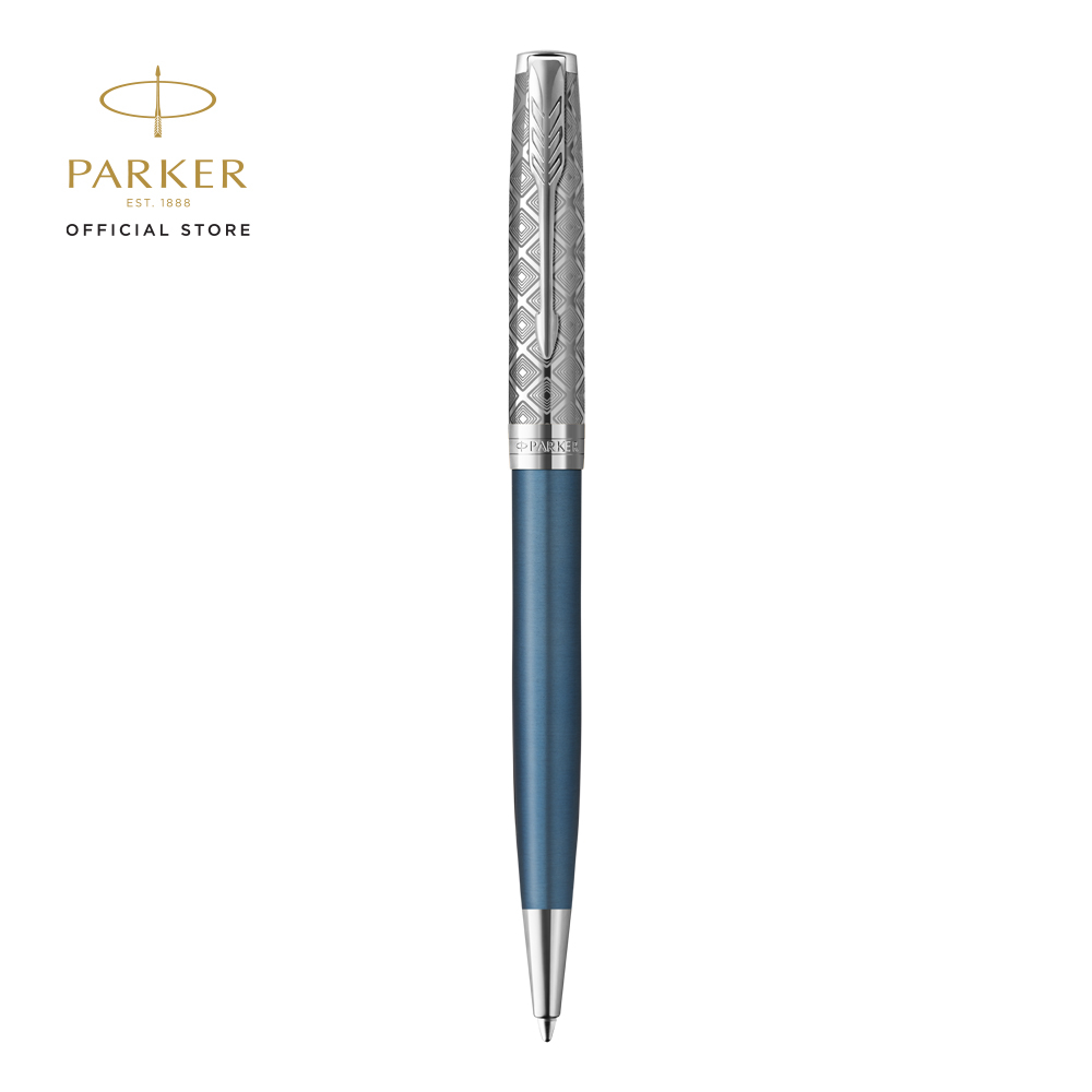 

Parker Sonnet Metal Blue Chrome Trim Ballpoint