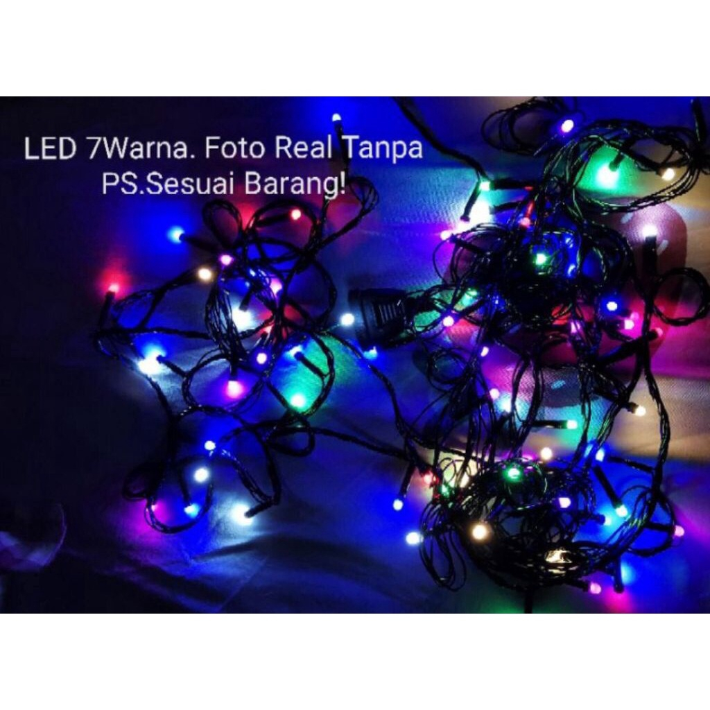 lampu agustusan/lampu natal / lampu tumbler / lampu hias / mode bola pasir / jakman/lampu agustus