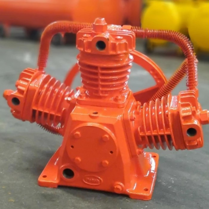 Shark Bare Kepala Kompresor 2 Hp 3 Piston  / Fetch Bare Compressor