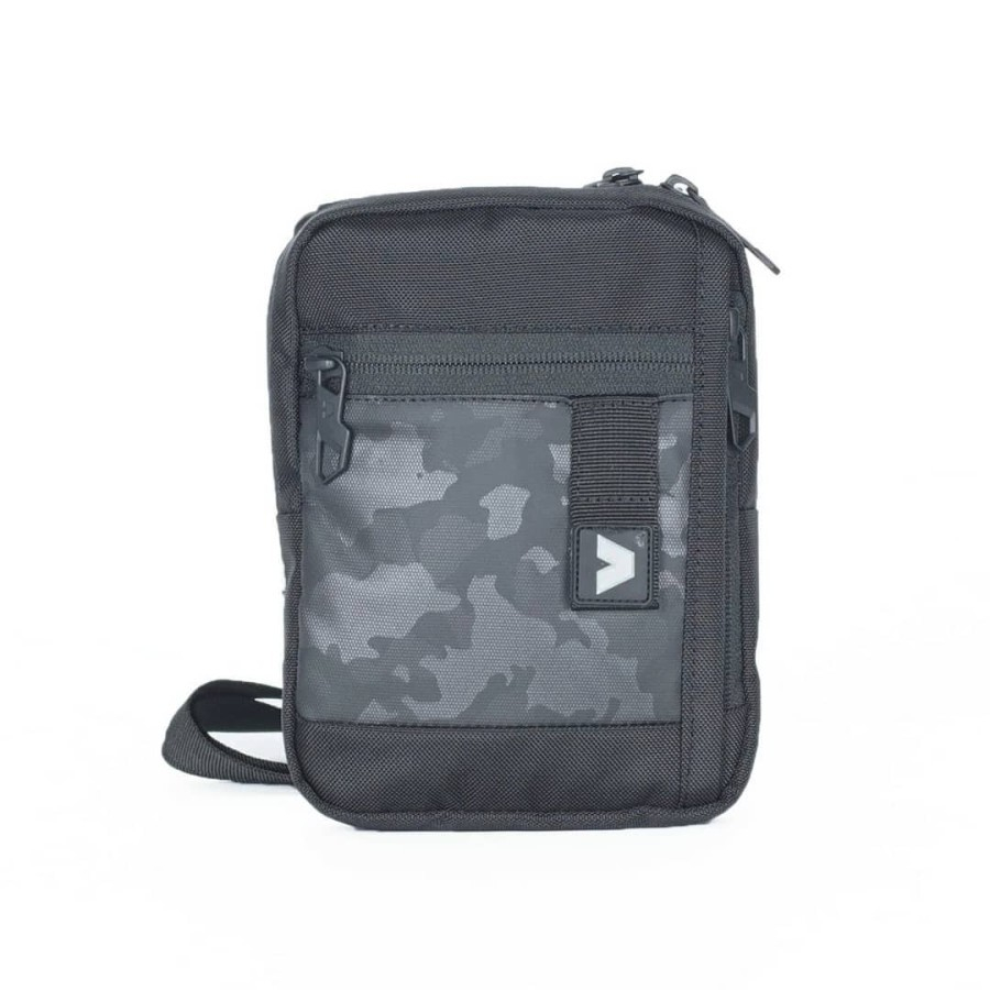 Tas Selempang 921295 Kalibre 921295046 Black Grey Travel Pouch Original