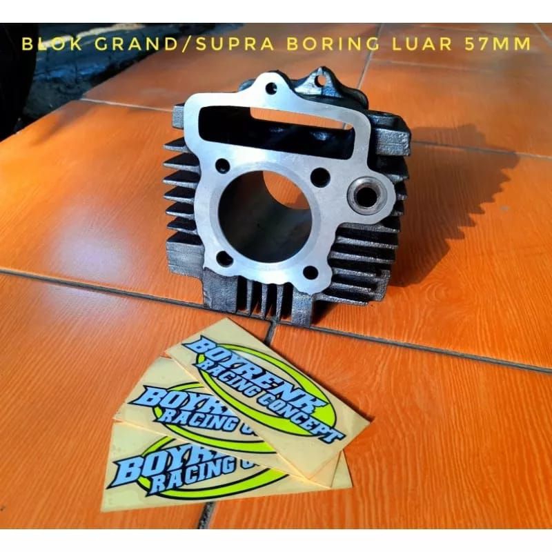 CYLINDER BLOK GRAND SUPRA BORING LINER LUAR 57MM