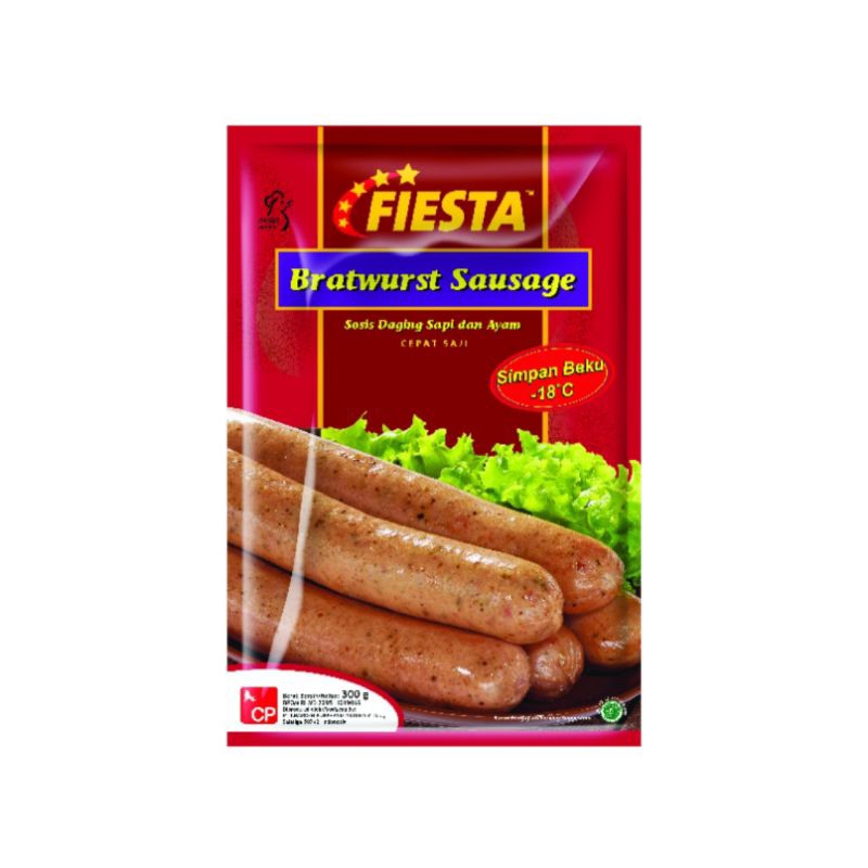 

Fiesta Bratwurst Sausage 300 Gram