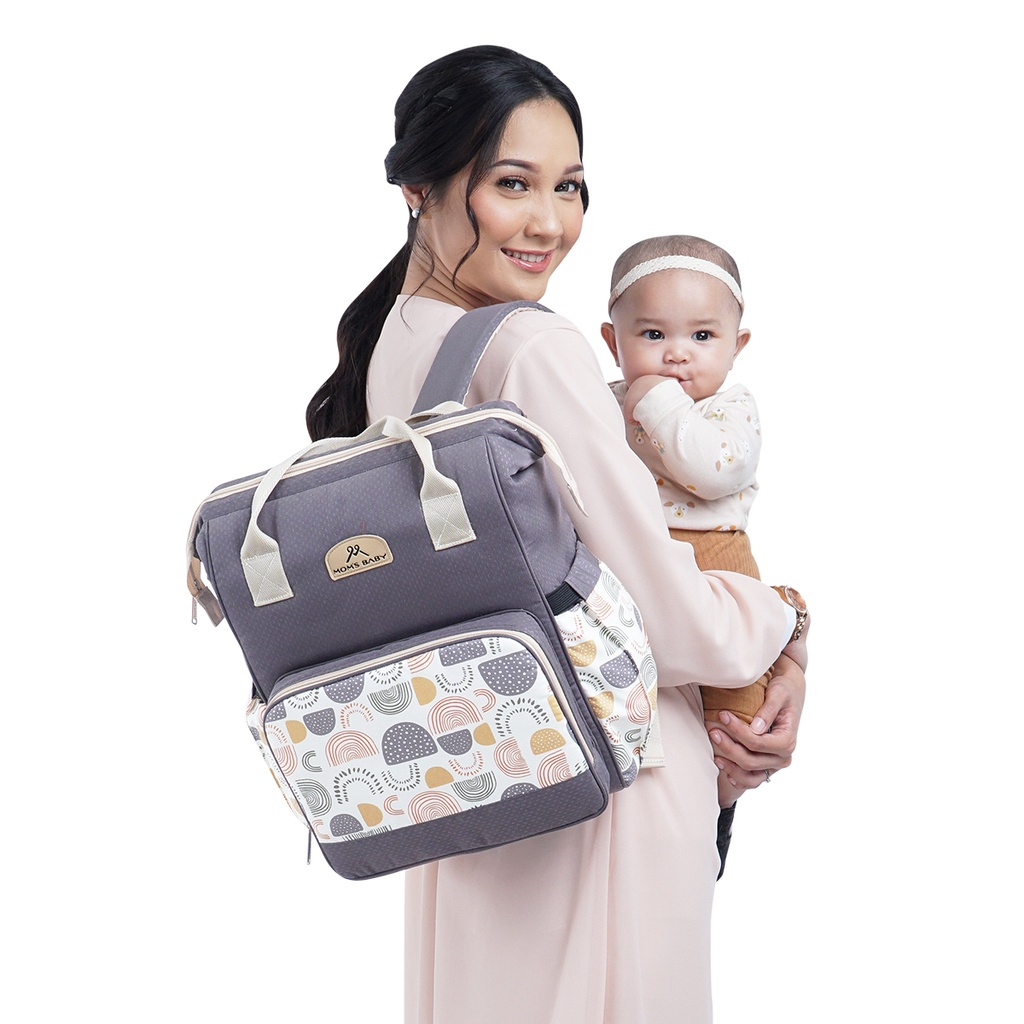 Moms Baby Tas Ransel Wilona Series Tas Bayi Diaperbag