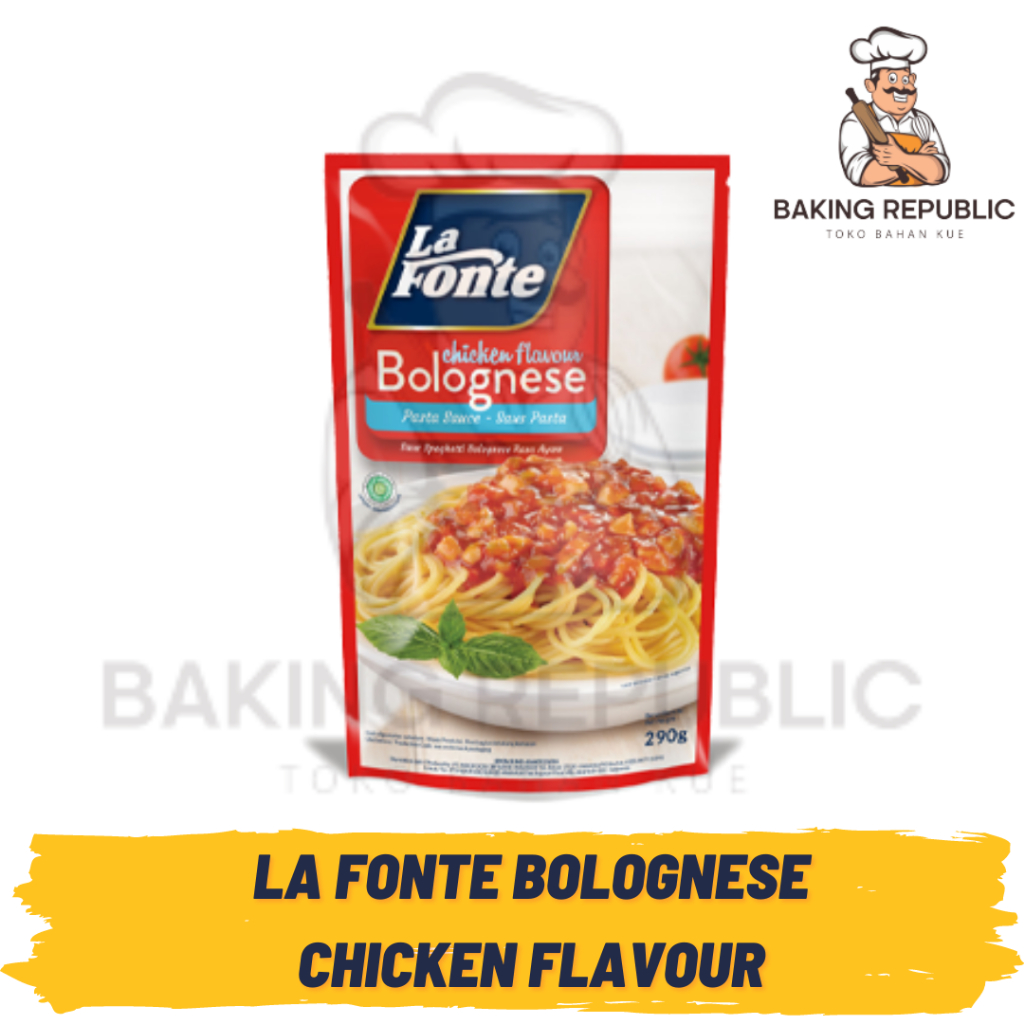 

LA FONTE BOLOGNESE CHICKEN FLAVOUR | RASA AYAM | 290 GRAM