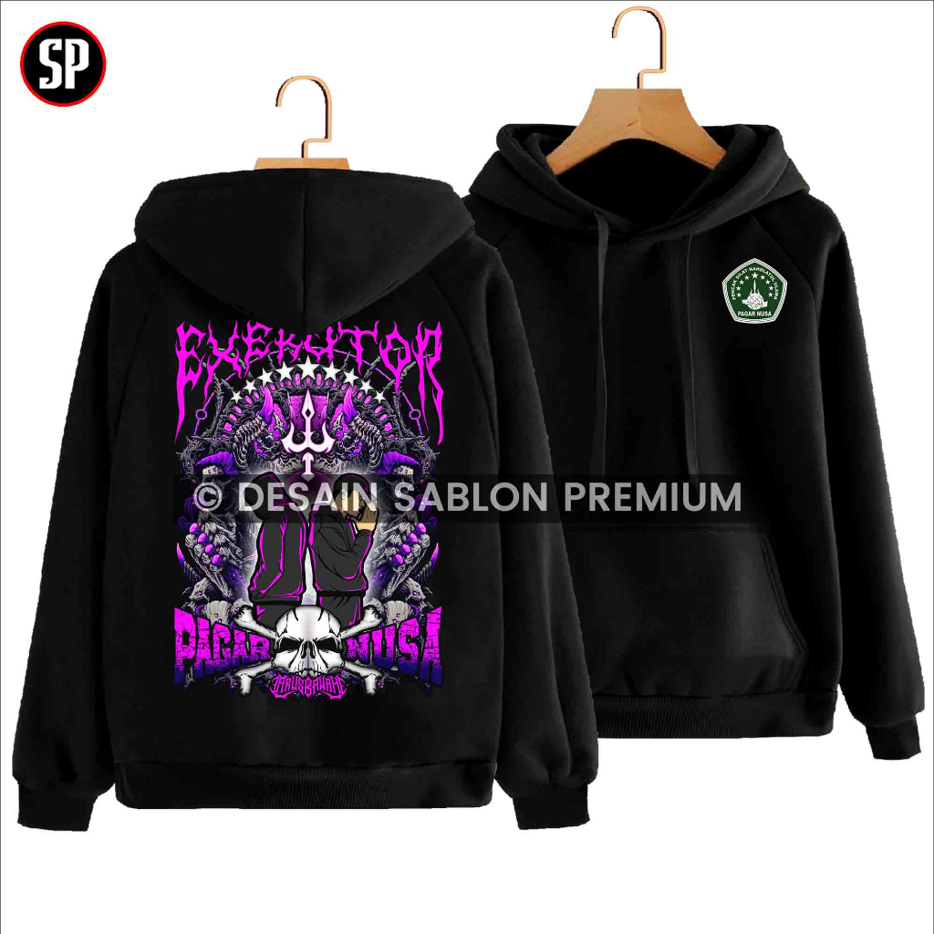 Hoodie PAGAR NUSA TERBARU - Exekutor Arus Bawah PN Nyell - Kaos Pagar Nusa Dsitro Simpel Keren - PN 