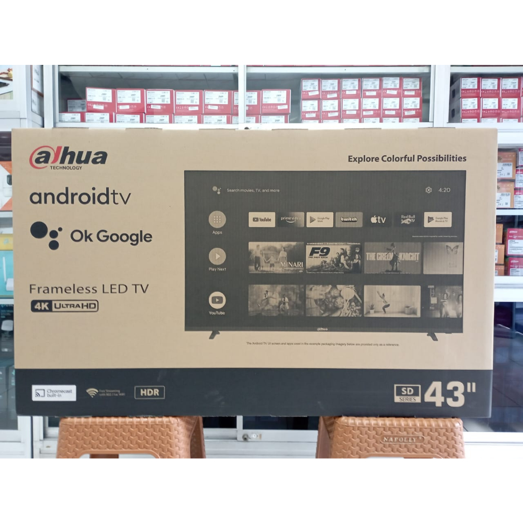Dahua Android TV UHD 43" DHI-LTV43-SD400