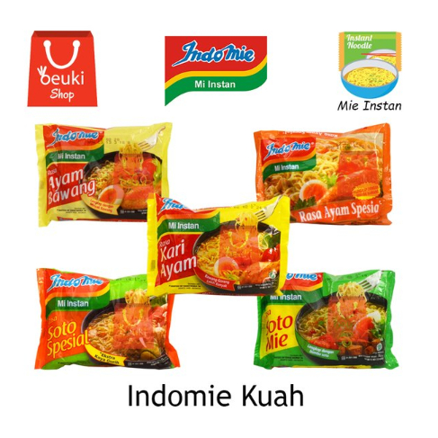 

Indomie Kuah Mie Instant Aneka Rasa @70gr