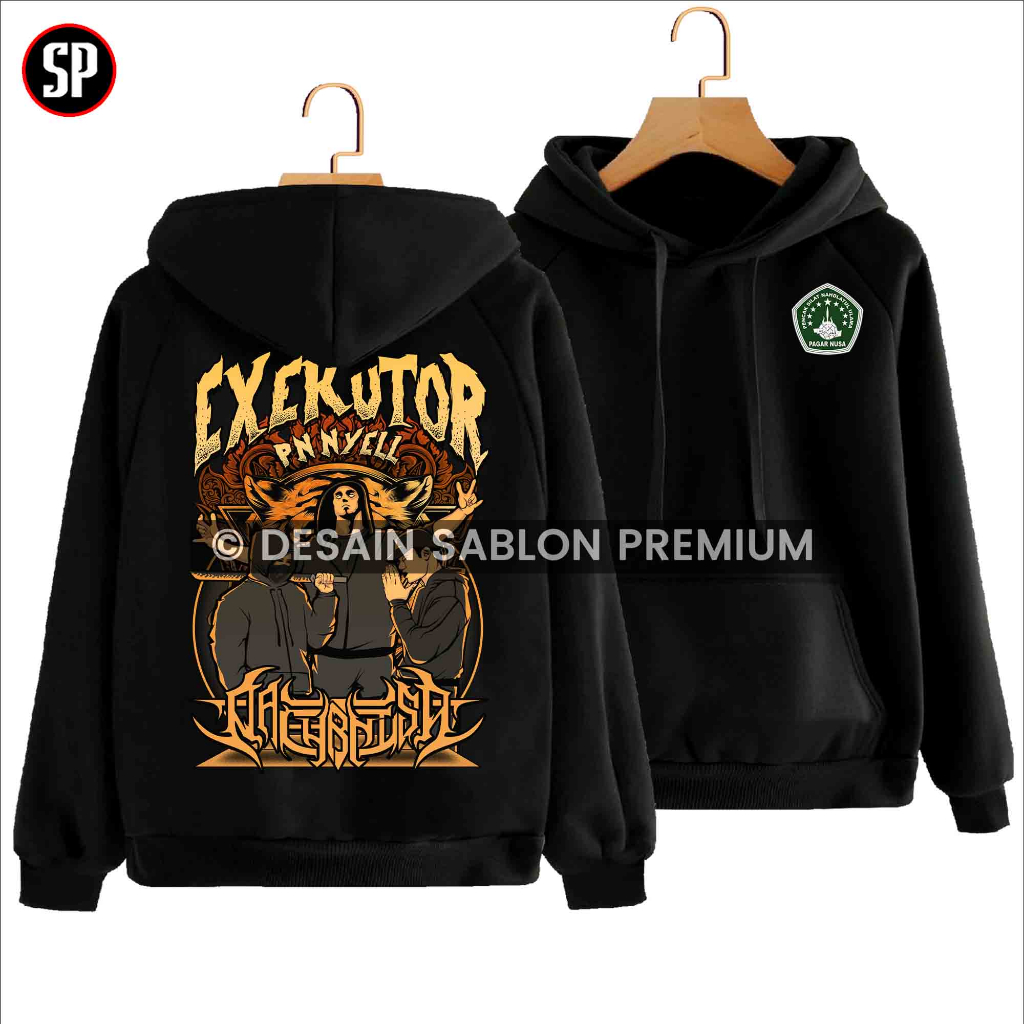 Distro Hoodie PAGAR NUSA TERBARU - RAJA DUEL Zona Baku Hantam PN Nyell - Kaos Pagar Nusa Simpel Kere