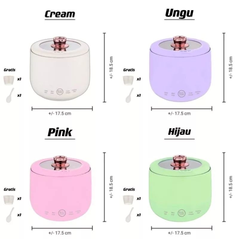 Penanak Nasi Multifungsi 1,6L/Rice Cooker Terbaru/LOPOL/Rice Cooker Multifungsi