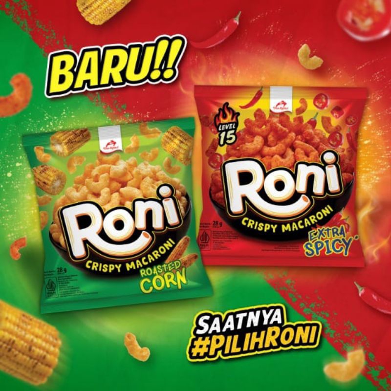 

BARU!!! RONI MAKARONI DARI DUA KELINCI / LEVEL15 / 140gr / MURAH