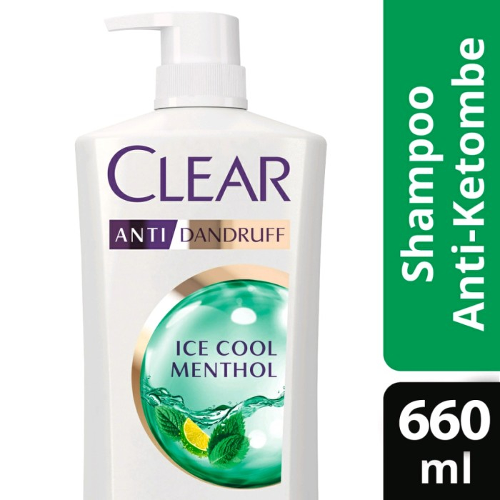 CLEAR SHAMPO ICE COOL MENTHOL 660ML
