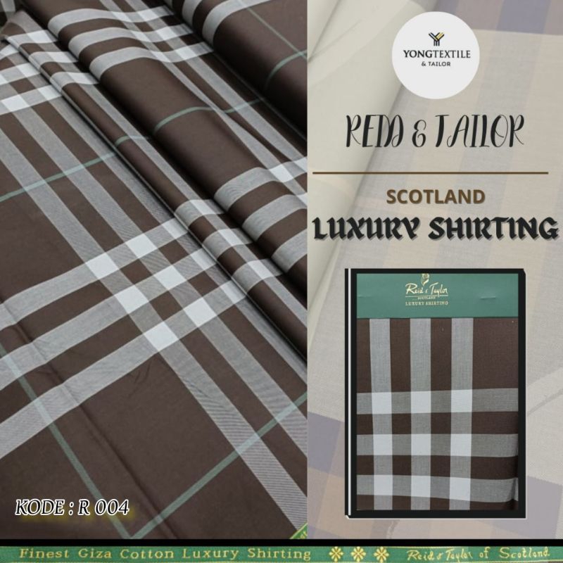 Kain Katun | Kain Kemeja | Kain motif kotak