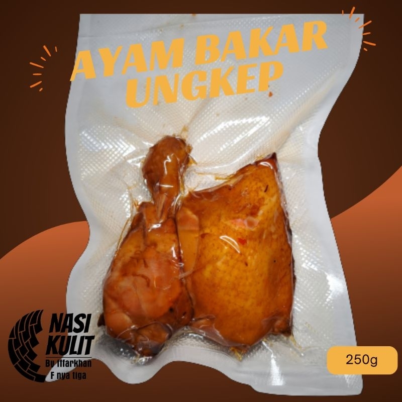 

AYAM BAKAR UNGKEP SIAP MASAK bisa dipanaskan wajan teflon (250g)