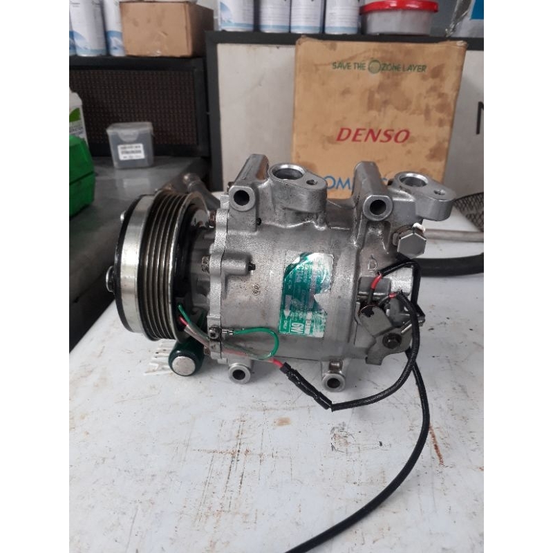 KOMPRESOR AC MOBIL HONDA JAZZ FREED NEW CITY ORI SANDEN