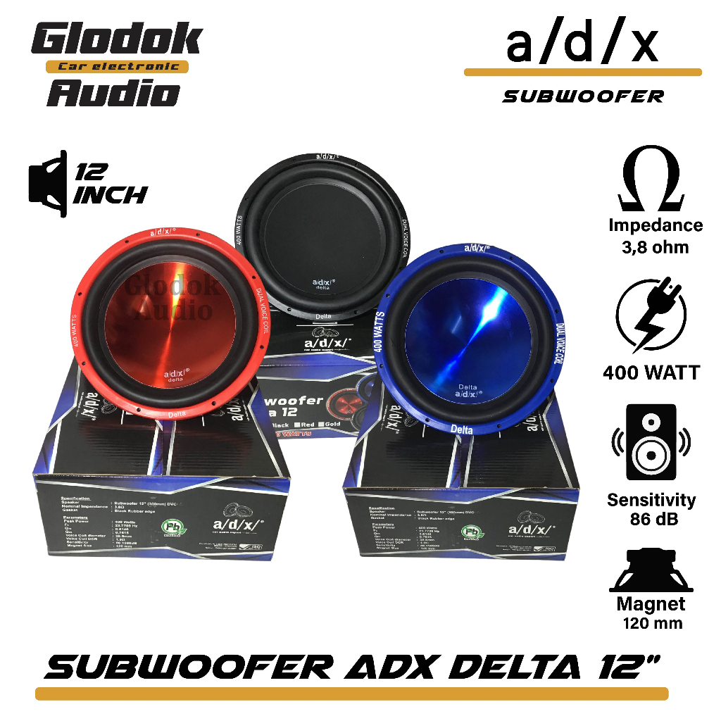 Subwoofer ADX  Delta 12”