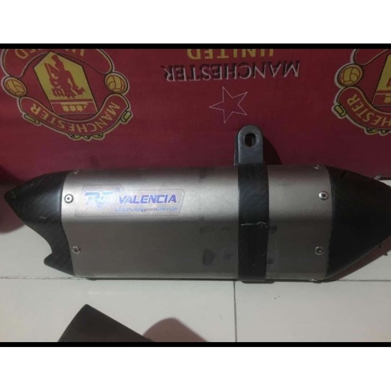knalpot r9 valencia titanium ninja 250 fi original fulsistem