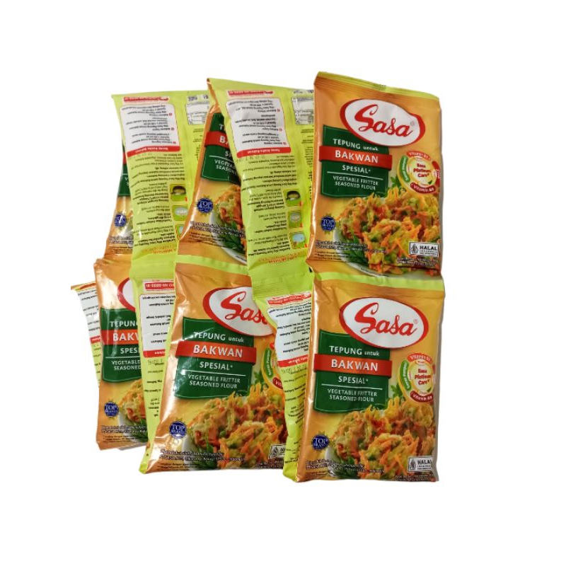 

Sasa Tepung Spesial Untuk BAKWAN serenceng 10 Sachet @90g