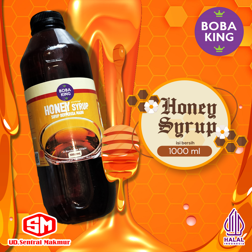 

BOBA KING" HONEY SYRUP 1000 ML