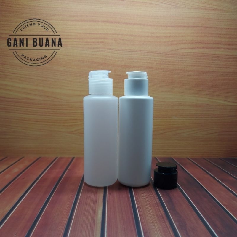 BOTOL FLIPTOP 100ML HDPE TUTUP FLIPTOP JAMUR/BOTOL TONER 100ML (LENTUR BISA DIPENCET)
