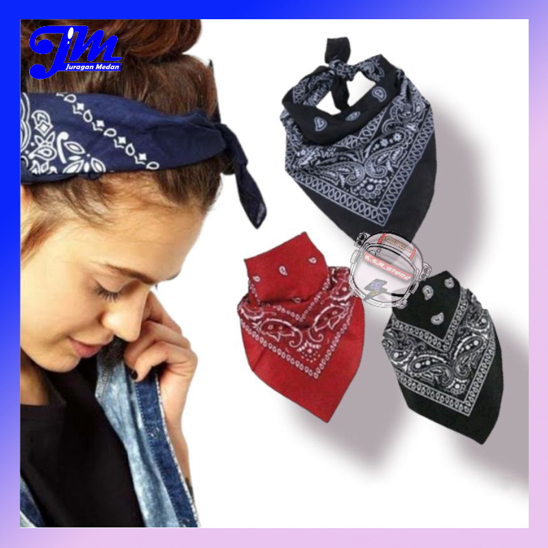 Masker Slayer Batik Sapu Tangan Masker Berkendara Syal Ikat Kepala Segi Empat