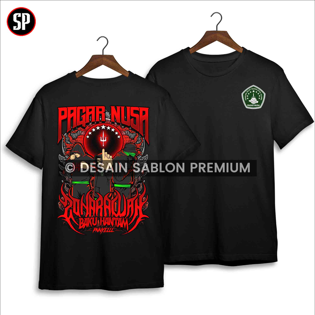 Kaos Pagar Nusa Distro Terbaru - PN Nyell Arus Bawah Zona Baku Hantam Keren - Atasan PN Gasmi Raja D