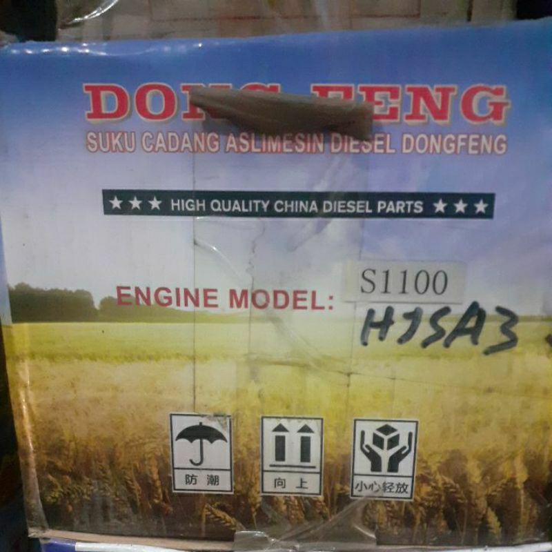 cylinder head assy/deksel komplit mesin diesel DONG FENG S 1100(16pk)