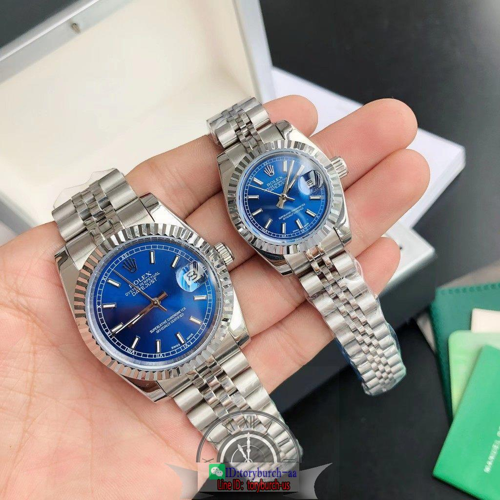 Rolex datejust series selfwinding automatic analog chrono unisex couple watch 8215 movement 36mm