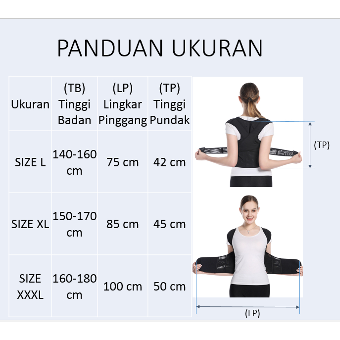 (COD) KORSET BABAKA POSTURE CORRECTOR BABAKA Penegak Punggung Badan Penyangga Punggung Alat Terapi Bahu Pundak Terapi Tulang Belakang